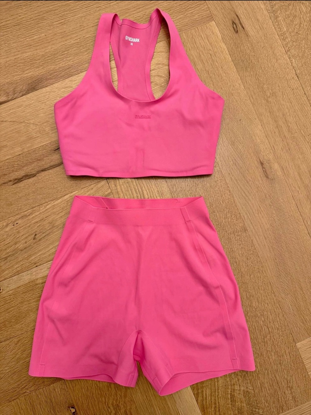 Gymshark Hot Pink High-Waist Bike Shorts